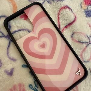 Wildflower Pink Heart Pattern Phone Case
